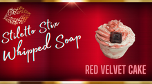 Load image into Gallery viewer, RED VELVET CAKE WHIPPED SOAP