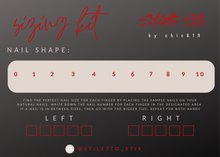 Load image into Gallery viewer, Press On Nail Sizing Kit
